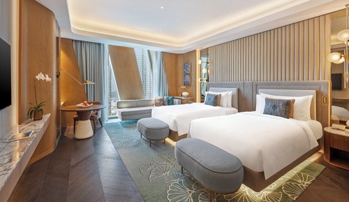 Deluxe Twin Room (Downtown View)