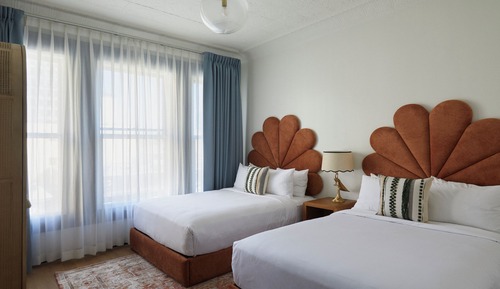 Family Double Room, 2 Double Beds (Gaslamp)