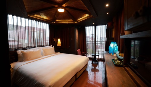Junior Double or Twin Room, Balcony, City View