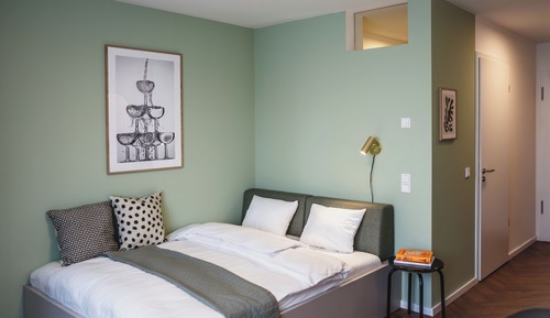 Design Studio, 1 Queen Bed, Kitchen, City View