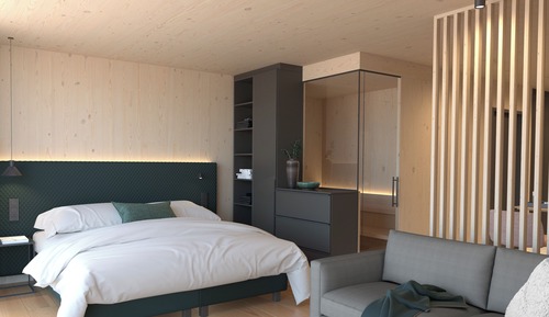 Suite, Sauna, Balcony, Mountain View