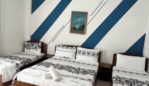 Basic Quadruple Room, Balcony, Sea View