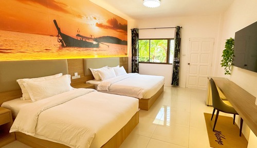 Family Triple Room, Courtyard View