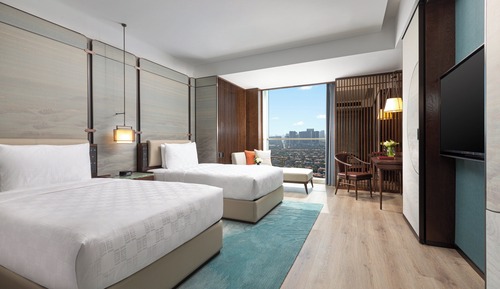 Standard Room, 2 Double Beds, Accessible, Club Lounge Access