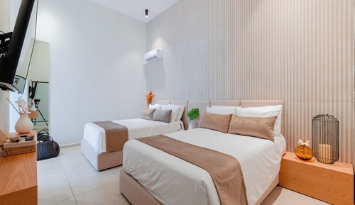Superior Double Room, 2 Double Beds, Balcony