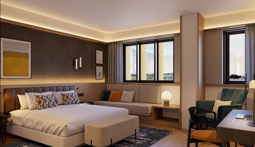 Superior Room, 1 King Bed with Sofa bed, City View