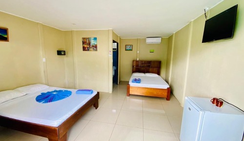 Basic Quadruple Room, 2 Double Beds, Non Smoking