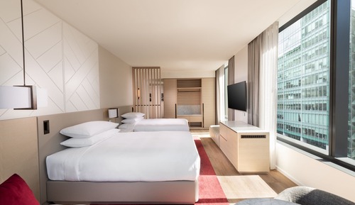 Premium Room, 2 Double Beds, City View