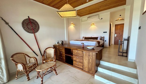 Deluxe Double Room, Patio, Sea View