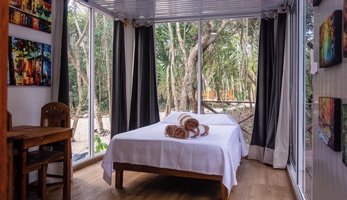 Cabin, 1 Queen Bed, Garden View
