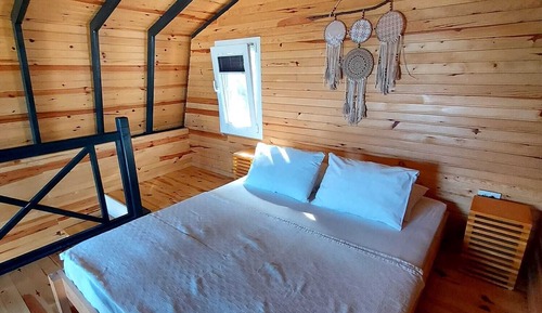 Deluxe Chalet, 1 Queen Bed with Sofa bed, Sea View, Mountainside