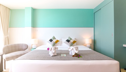 Family Studio, Multiple Beds, City View