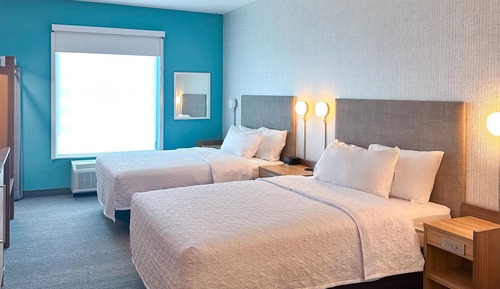 Studio Suite, 2 Queen Beds, Accessible, Bathtub