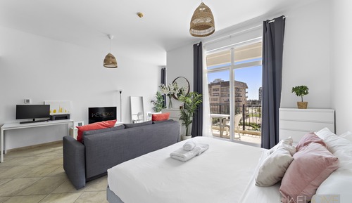 Comfort Studio, Balcony, City View