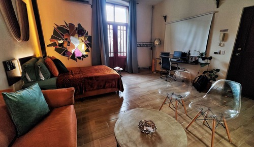 Apartment, 1 Queen Bed, Kitchen