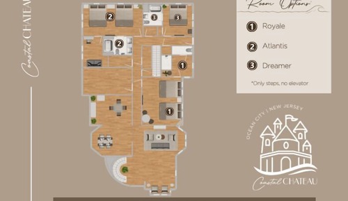 Atlantis (Two Queen Suite - 1st Floor)