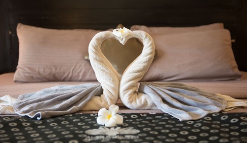 Deluxe Double Room, 2 Queen Beds, Non Smoking, Private Bathroom