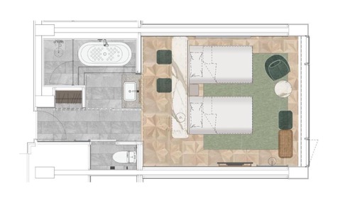 Premier Twin Room, Non Smoking (A)