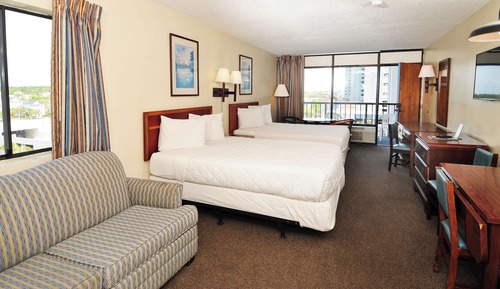 Type 4 - 1 Room Sideview Eff. w/ 2 Queens & Sleeper Sofa