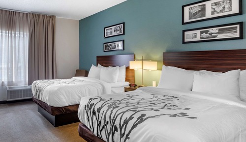 Double Room, 2 Double Beds, Non Smoking