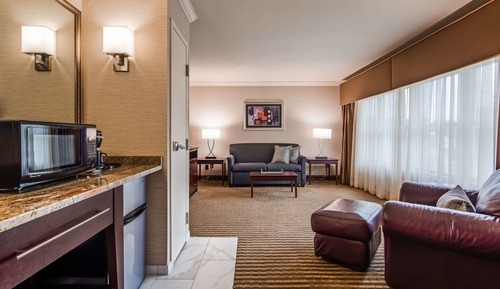 Suite, 1 King Bed, Non Smoking, Refrigerator & Microwave (Larger Room)