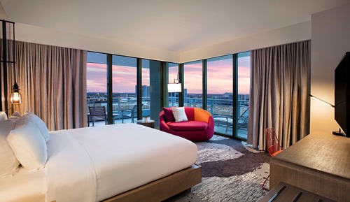 2 Double Beds, Ocean Front View, Balcony, High Floor