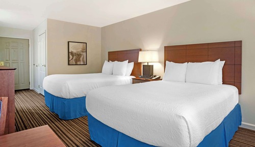 Standard Room, 2 Queen Beds, Non Smoking, Refrigerator & Microwave