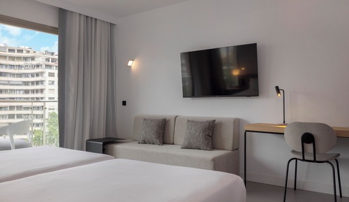 Double Room, Balcony, City View