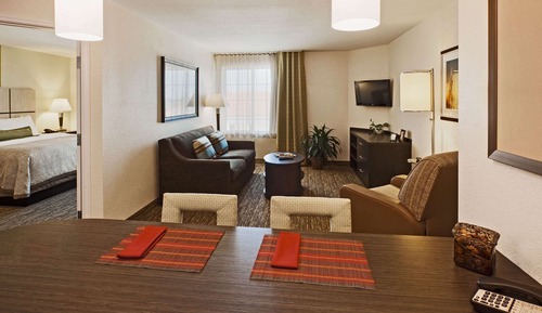 Suite, 1 Queen Bed, Accessible, Non Smoking (Roll-In Shower)