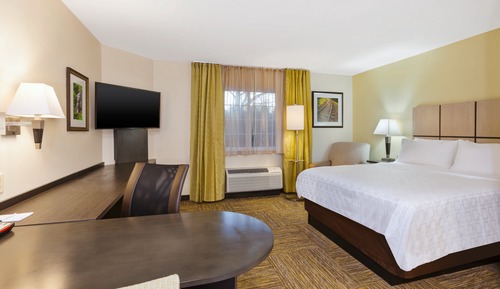 Studio Suite, 1 Queen Bed, Roll-in Shower (Mobility Accessible)