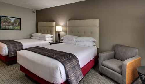 Deluxe Room, 2 Queen Beds, Accessible, Refrigerator & Microwave (Tub)