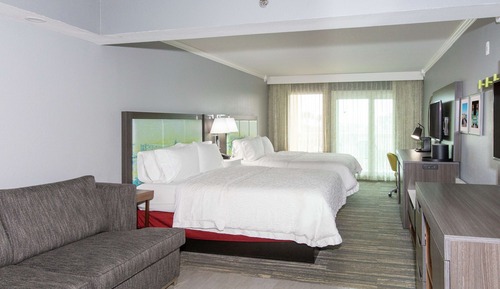 Studio, 2 Queen Beds, Balcony