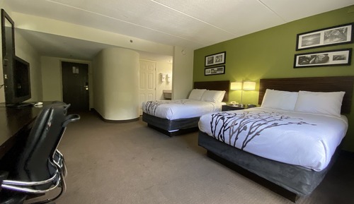 Double Room, 2 Double Beds, Non Smoking