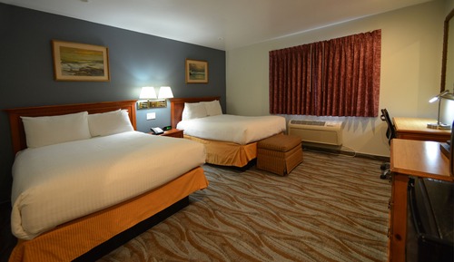 Classic Room, 2 Double Beds, Refrigerator & Microwave