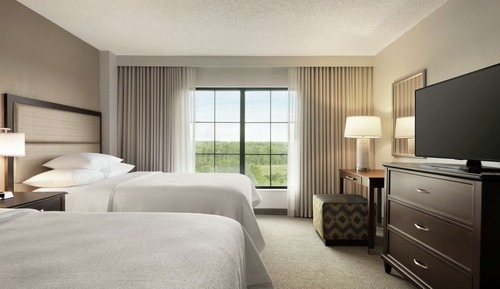 Suite, 2 Queen Beds, Accessible (Roll-In Shower)