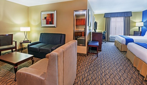 Suite, 1 King Bed with Sofa bed, Accessible Bathtub (Accessible Tub)