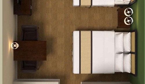 Studio, 2 Double Beds, Non Smoking