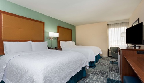 Room, 2 Queen Beds, Non Smoking, Refrigerator & Microwave