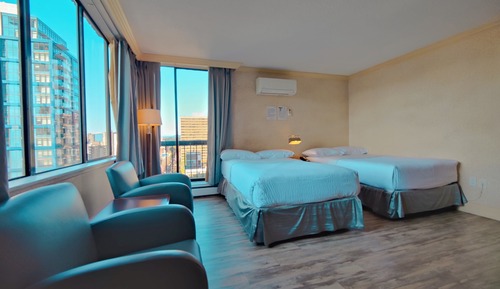 One Bedroom Apartment with Balcony, Robson Street