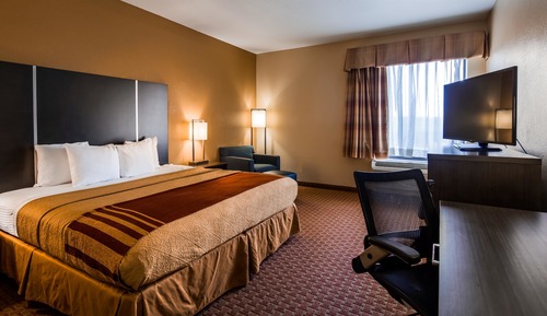 Standard Room, 1 King Bed, Non Smoking, Refrigerator & Microwave