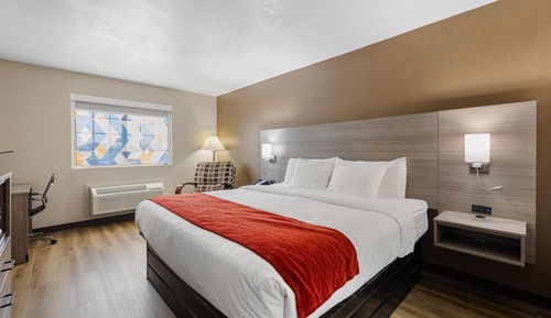 Standard Room, 1 King Bed, Non Smoking, Refrigerator & Microwave