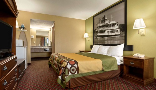 Room, 1 King Bed, Non Smoking, Refrigerator & Microwave