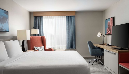 1 King Bed