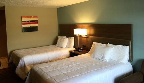 Standard Room, 2 Double Beds, Non Smoking (Downstairs)