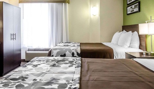 Double Room, 2 Double Beds, Non Smoking