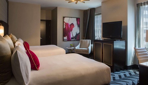 Room, 2 Double Beds, Accessible (Mobility/Hearing Bathtub)