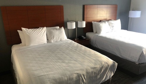 Standard Room, 2 Queen Beds, Non Smoking, Refrigerator & Microwave