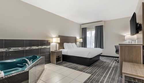Standard Room, 1 King Bed, Non Smoking, Refrigerator & Microwave