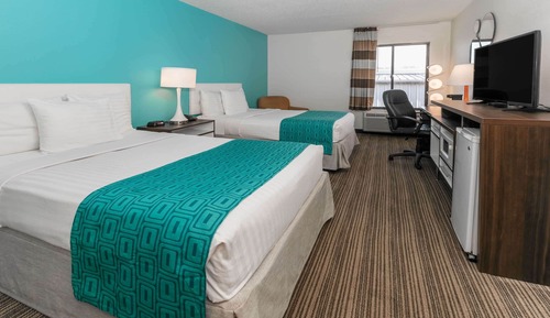 Double Room, 2 Double Beds, Smoking