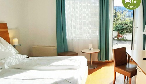 Double Room, Terrace, Courtyard View